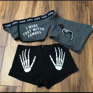 Victoria’s Secret PINK Halloween boyshort panty